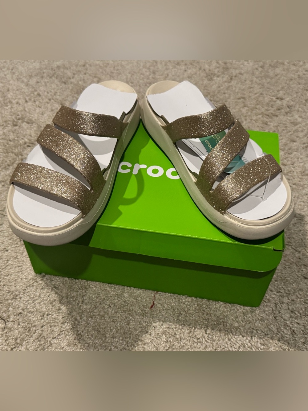 CROCS Women’s Slide Sandals - Picture 2 of 3